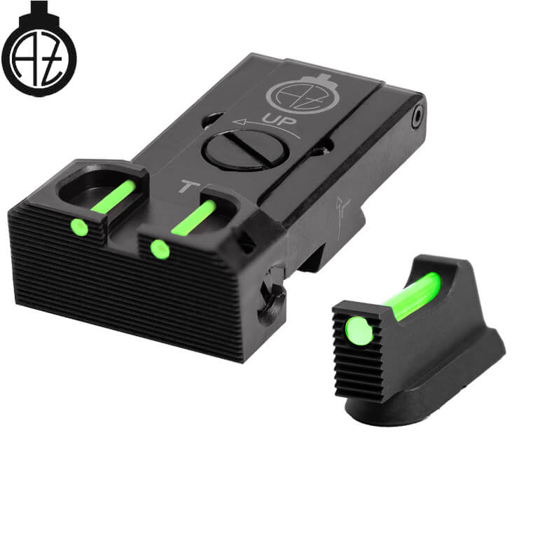 CZ TS 2, CZ TS 1 & CZ Shadow 2 Target justerbare sikter med fiberoptikk | type B
