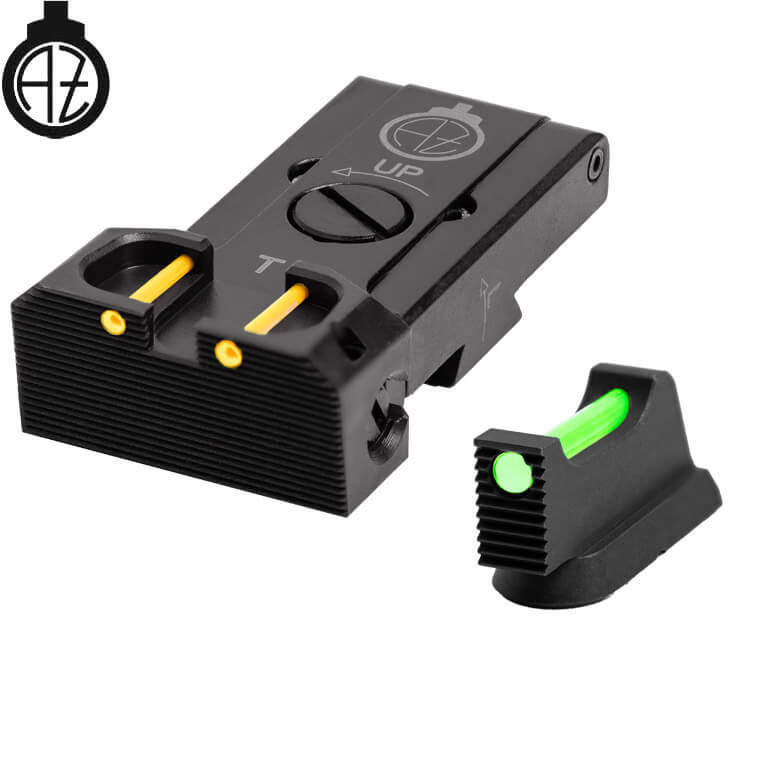 CZ TS 2, CZ TS 1 & CZ Shadow 2 Target justerbare sikter med fiberoptikk | type B