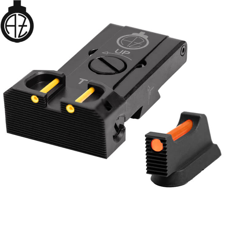 CZ TS 2, CZ TS 1 & CZ Shadow 2 Target justerbare sikter med fiberoptikk | type B