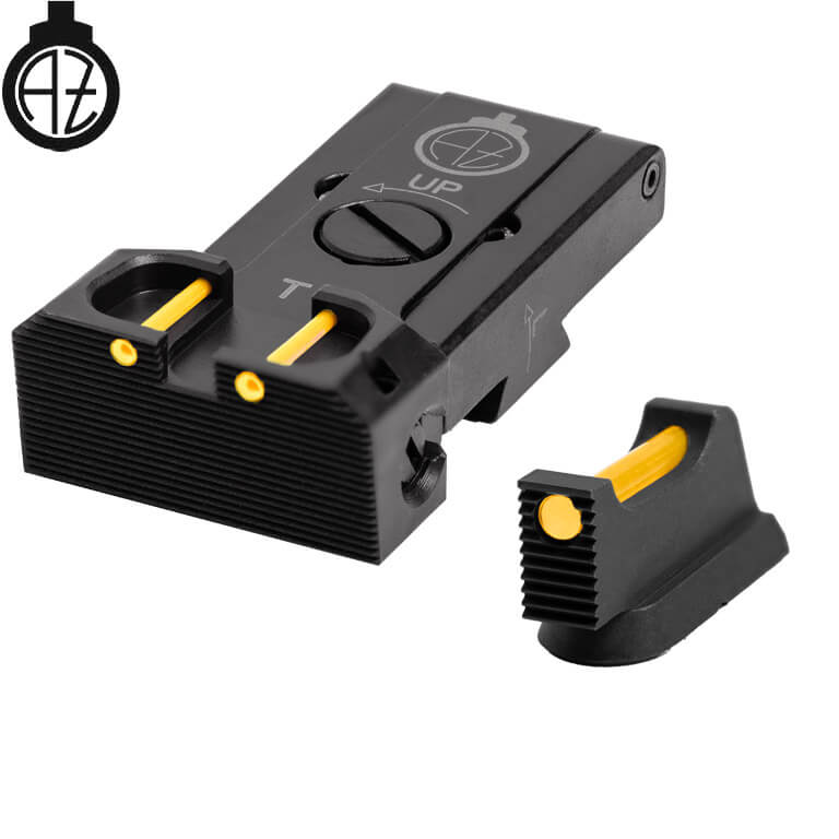 CZ TS 2, CZ TS 1 & CZ Shadow 2 Target justerbare sikter med fiberoptikk | type B
