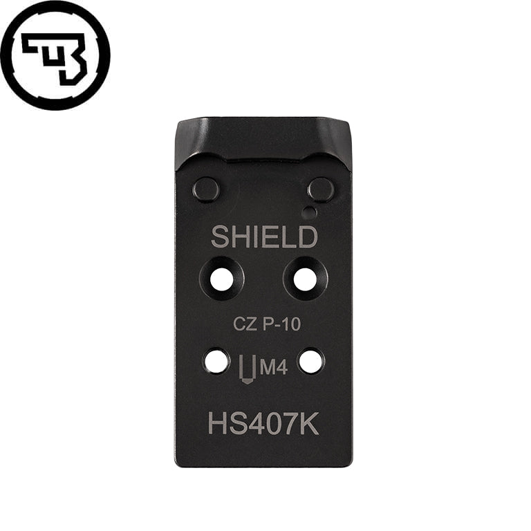 CZ P-10 Optics Ready plate | Shield RMSc & Holosun K-serie fotavtrykk