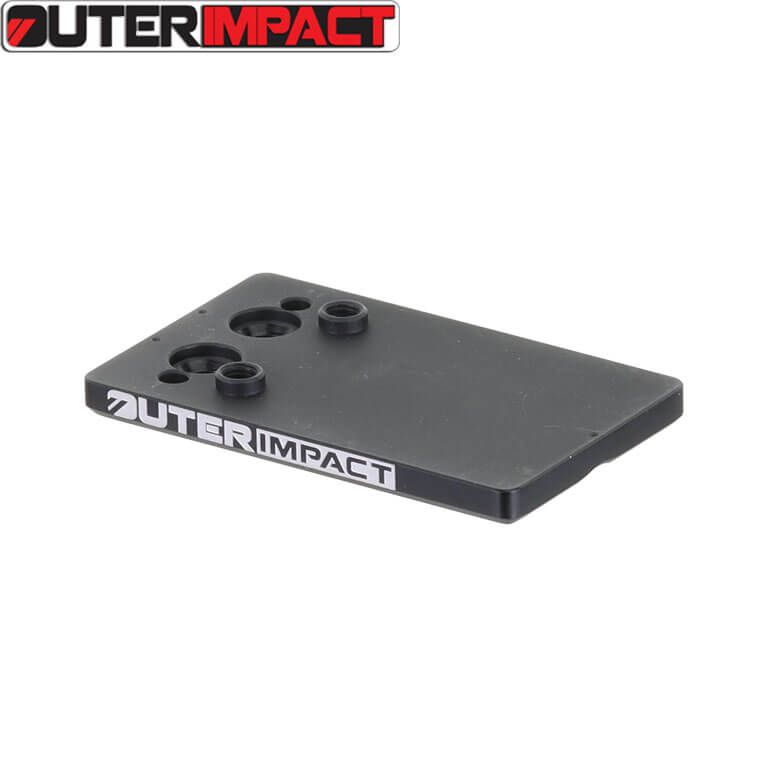 Glock 17, Glock 19, Glock 26 red dot mount | Holosun K-series footprint Outer Impact