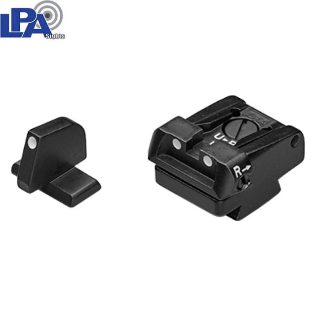 HK VP9 OR & HS SFP9 OR adjustable sight set | with white dots