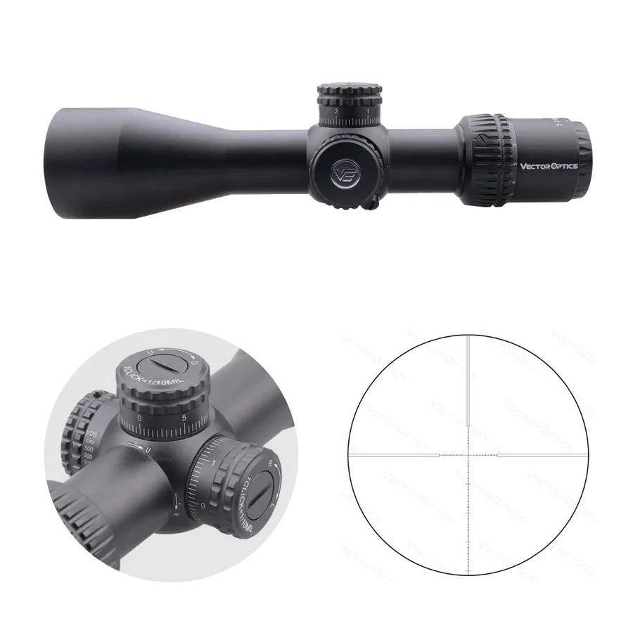 Vector Optics Veyron 3-12x44 FFP kompakt riflesikte