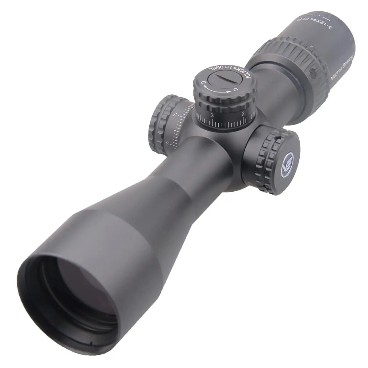 Vector Optics Veyron 3-12x44 FFP kompakt riflesikte