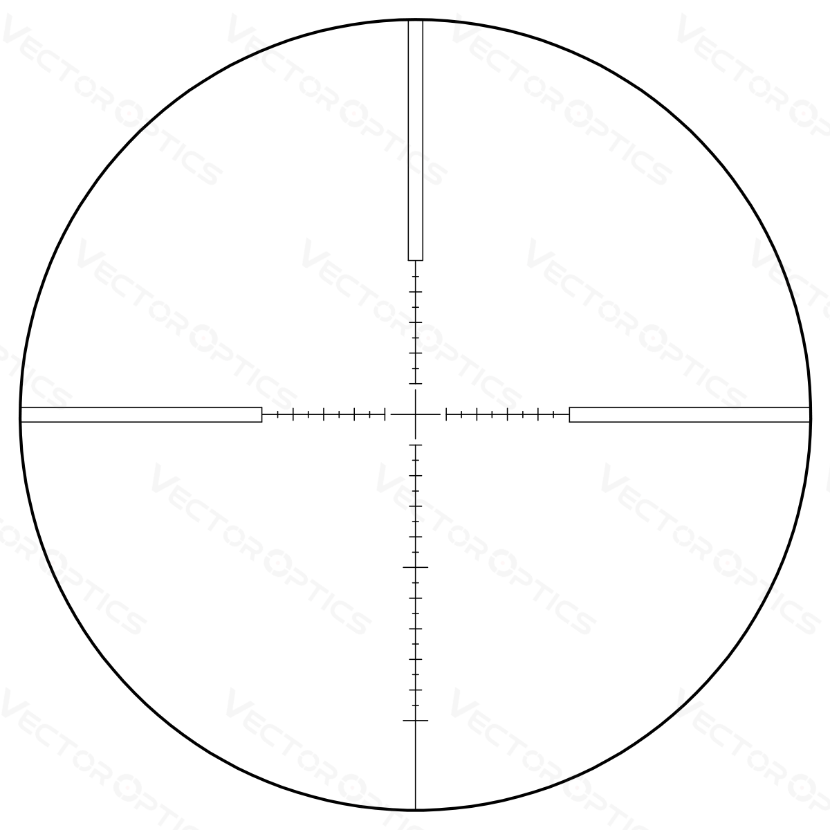 Vector Optics Veyron 3-12x44 SFP kompakt riflesikte
