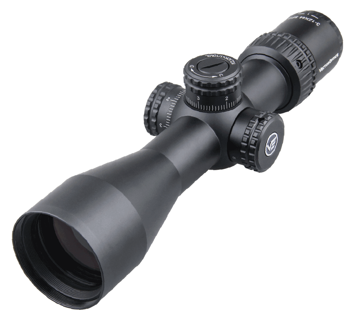 Vector Optics Veyron 3-12x44 SFP kompakt riflesikte