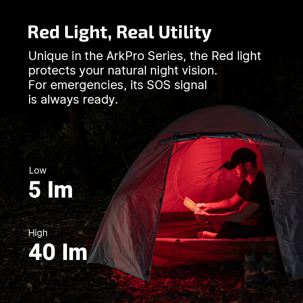 Olight ArkPro Lite | flat 3-i-1 EDC lykt | 1.200 lm