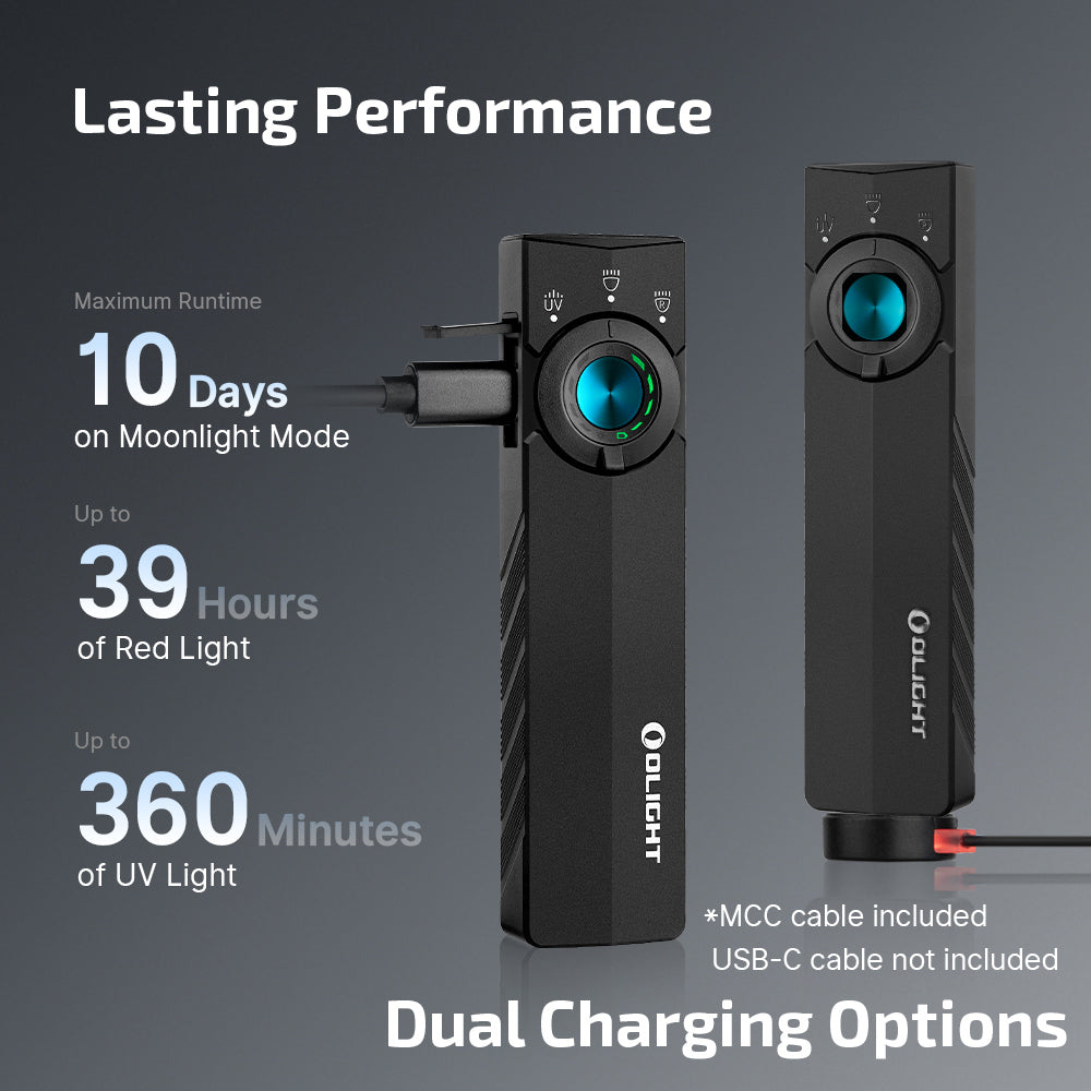 Olight ArkPro Lite | flat 3-i-1 EDC lykt | 1.200 lm