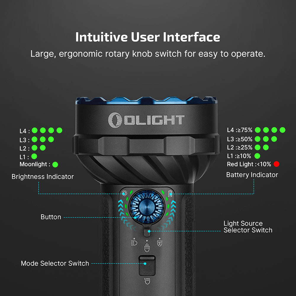 Olight Marauder 2 Mini | kraftig oppladbar lykt | 10.000 lm