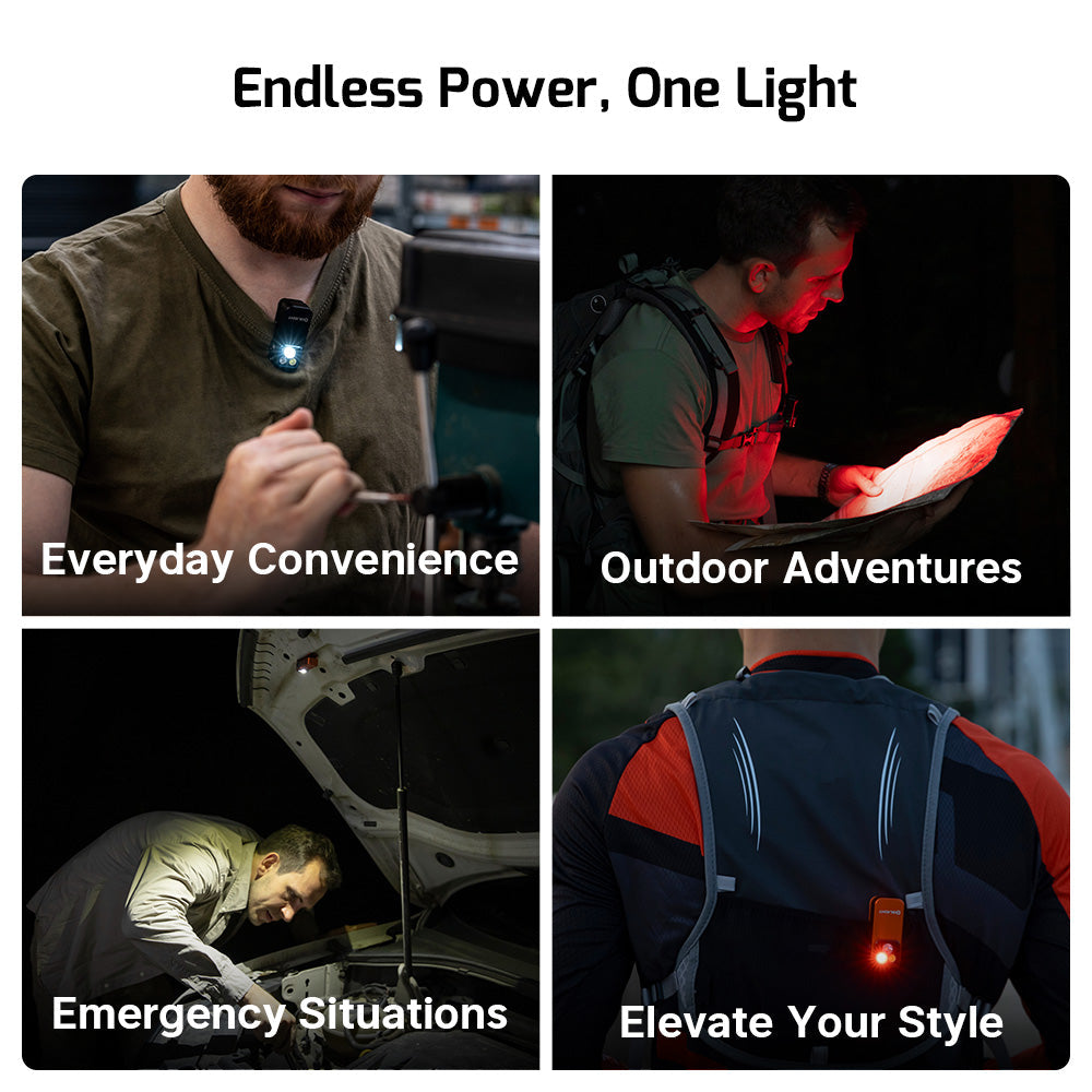 Olight Oclip Pro | multifunksjonell klipslykt | 500 lm