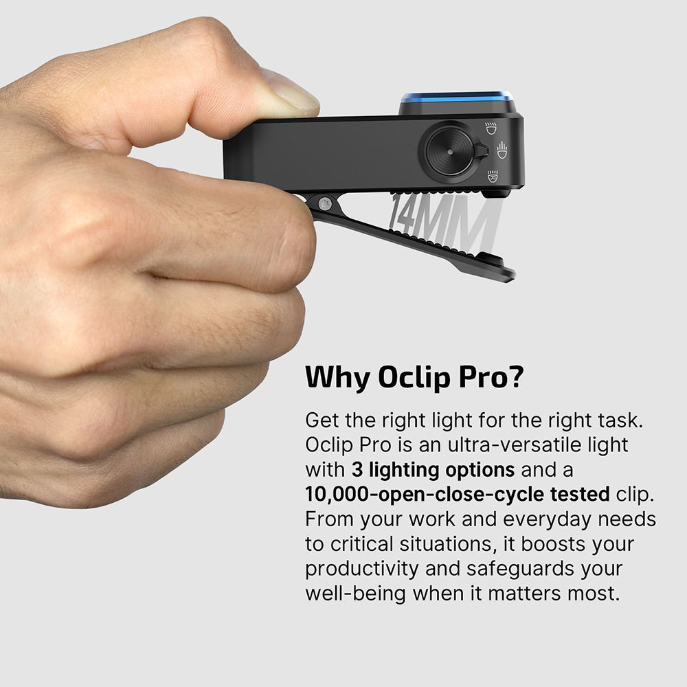 Olight Oclip Pro | multifunksjonell klipslykt | 500 lm
