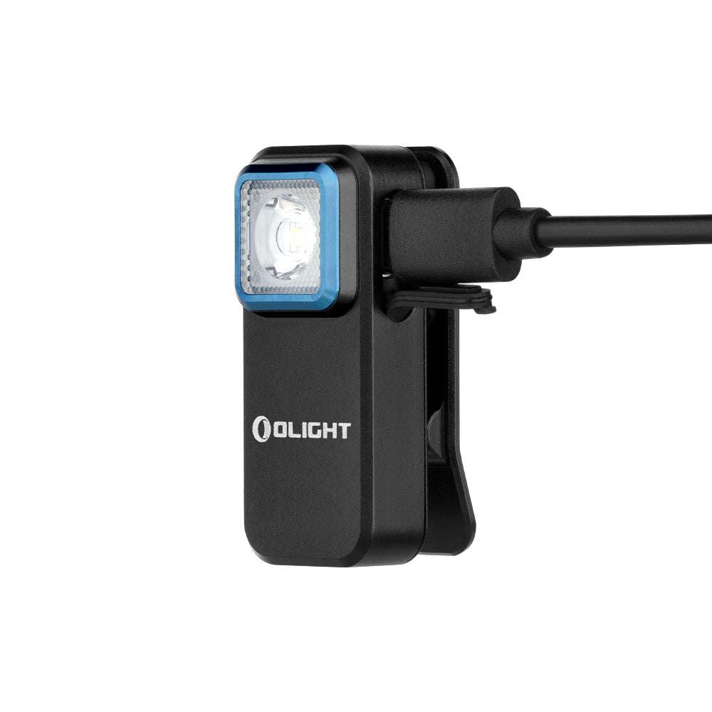 Olight Oclip | oppladbar EDC clip light | 300 lm - Svart