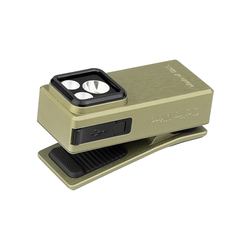 Olight Oclip Ultra | 3-i-1 clip-on EDC-lykt | 530 lm - Olive Green