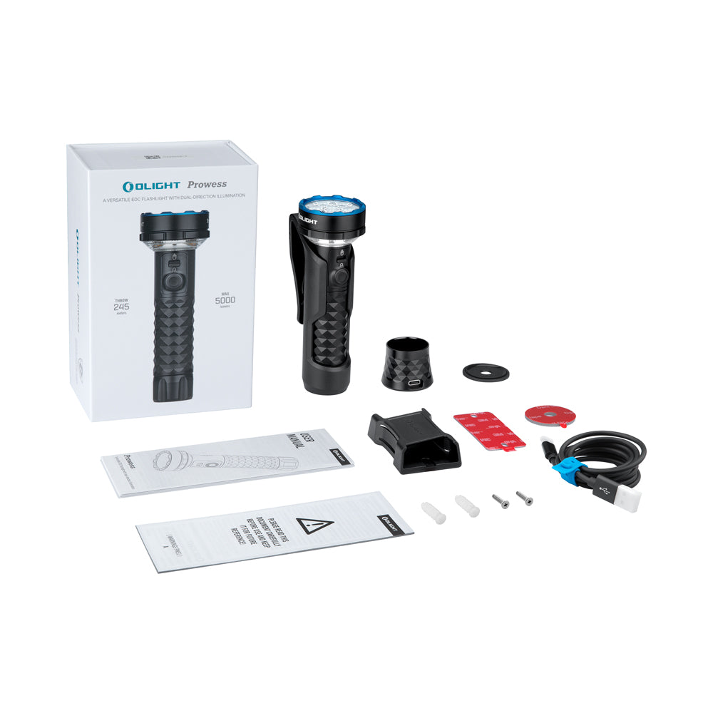 Olight Prowess | lykt med toveis belysning | 5.000 lm