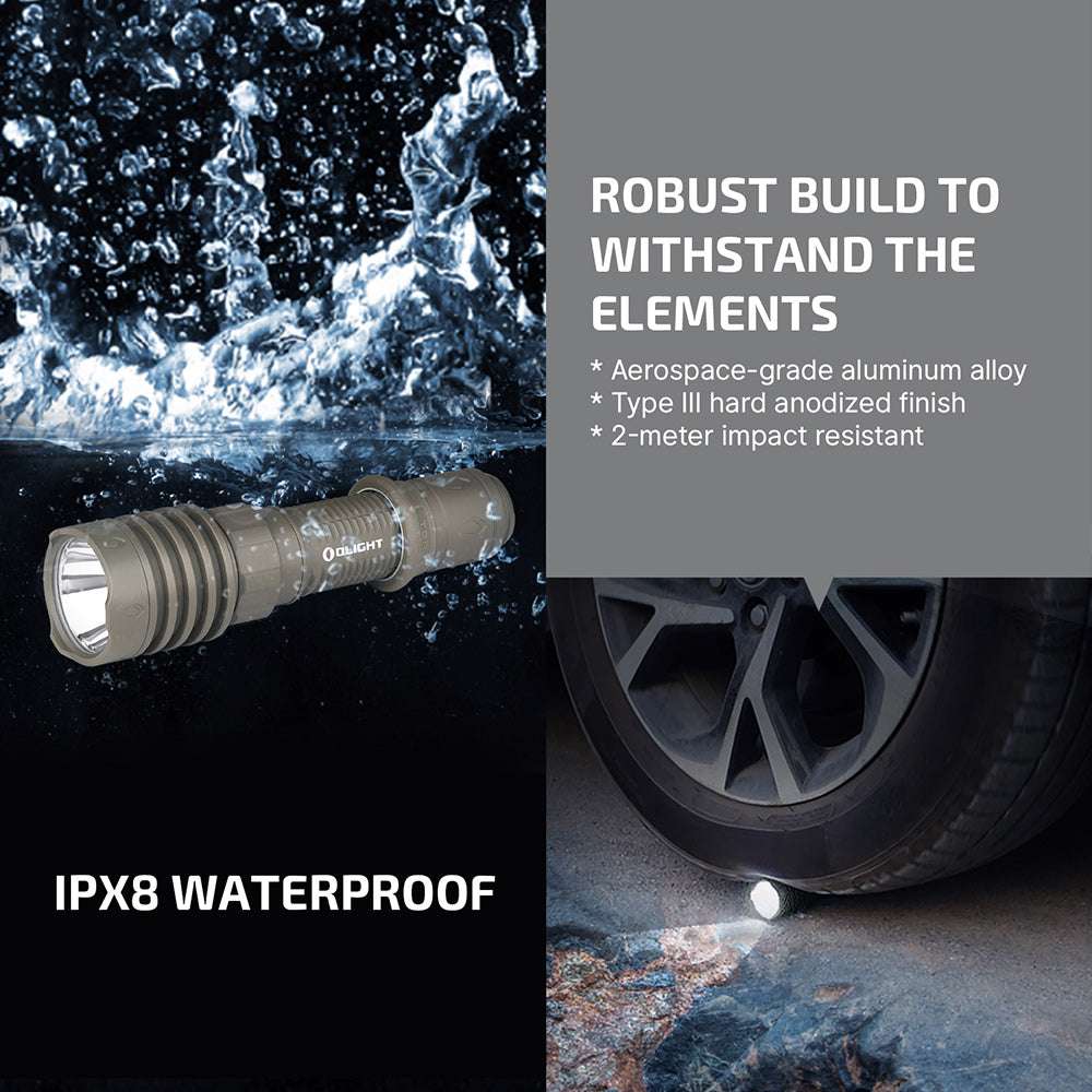 Olight Warrior X 4 | taktisk lykt | 2.600 lm