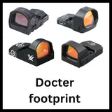 Rødpunktsikter med Docter footprint