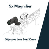 Vector Optics Paragon 5x30 Forstørrer Micro 