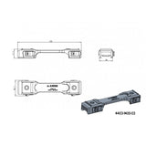 1" montasjeringer [25,4mm] | en-delt picatinny-base med QD-spaker 