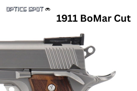1911 [BoMar Cut] justerbart baksikte | med fiberoptikk