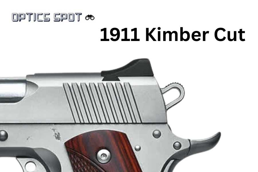 1911 [Kimber Cut] justerbart siktesett med fiberoptikk 