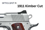 1911 [Kimber Cut] justerbart siktesett med fiberoptikk 