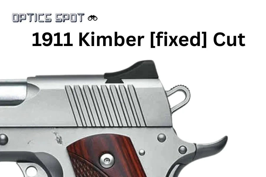 1911 [Kimber Fixed Cut] rødpunktsiktemontasje | type S [RMSc, DPP, K-series footprint] EGW