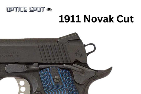 1911 [Novak Cut] justerbart baksikte | med fiberoptikk