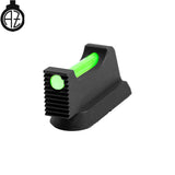CZ Shadow 2 korn med fiberoptikk | 7.5 x 1.5 mm