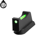 CZ Shadow 2 korn med fiberoptikk | 7.5 x 1.0 mm
