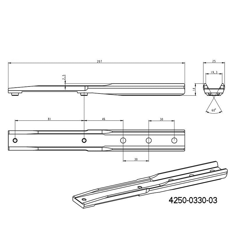 Adapter for InfiRay Rico RL 42, RH 50 | Blaser base 