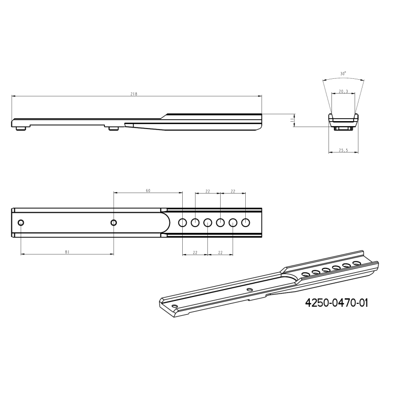 Adapter for Pixfra Chiron PFI-C450 | Blaser base 