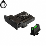 Walther PDP lave justerbare sikter med fiberoptikk | type
