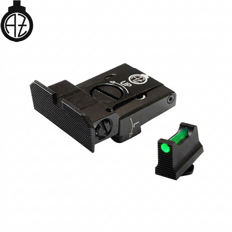 Justerbare sikter for Glock [G17 G19 G26 & other] med fiberoptikk | type