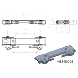 Base for JK-N adaptere | picatinny base med QD-spaker [lang] 