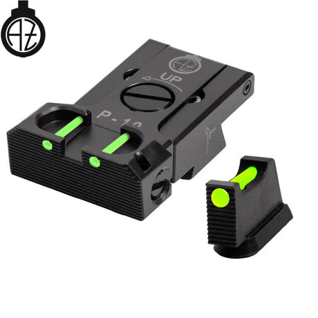 CZ P-10 justerbare sikter med fiberoptikk | type B