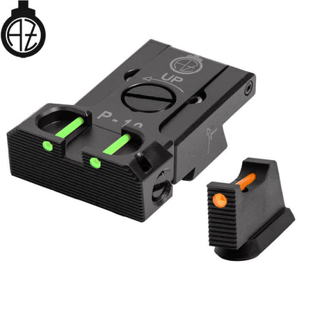 CZ P-10 justerbare sikter med fiberoptikk | type B