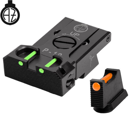 CZ P-10 justerbare sikter med fiberoptikk | type B