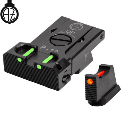 CZ P-10 justerbare sikter med fiberoptikk | type B