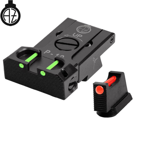 CZ P-10 justerbare sikter med fiberoptikk | type B