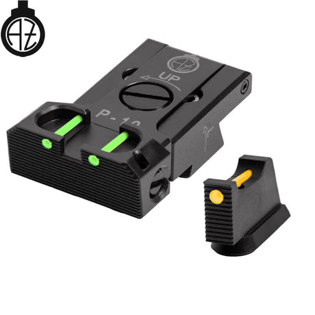 CZ P-10 justerbare sikter med fiberoptikk | type B