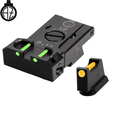 CZ P-10 justerbare sikter med fiberoptikk | type B