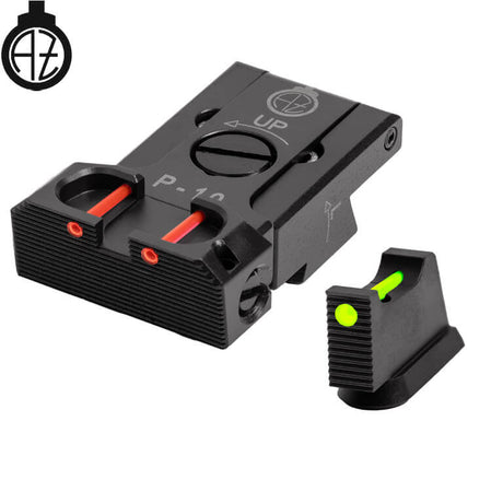 CZ P-10 justerbare sikter med fiberoptikk | type B