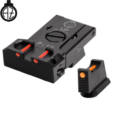 CZ P-10 justerbare sikter med fiberoptikk | type B