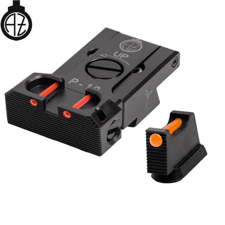 CZ P-10 justerbare sikter med fiberoptikk | type B