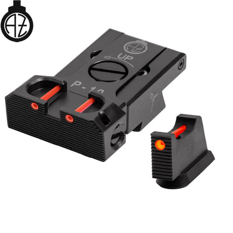 CZ P-10 justerbare sikter med fiberoptikk | type B