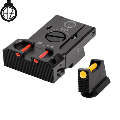 CZ P-10 justerbare sikter med fiberoptikk | type B
