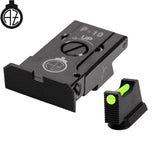 CZ P-10 justerbare sikter med fiberoptikk | type A 