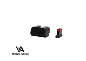 CZ P-10 Optics Ready høye sikter | med fiberoptikk