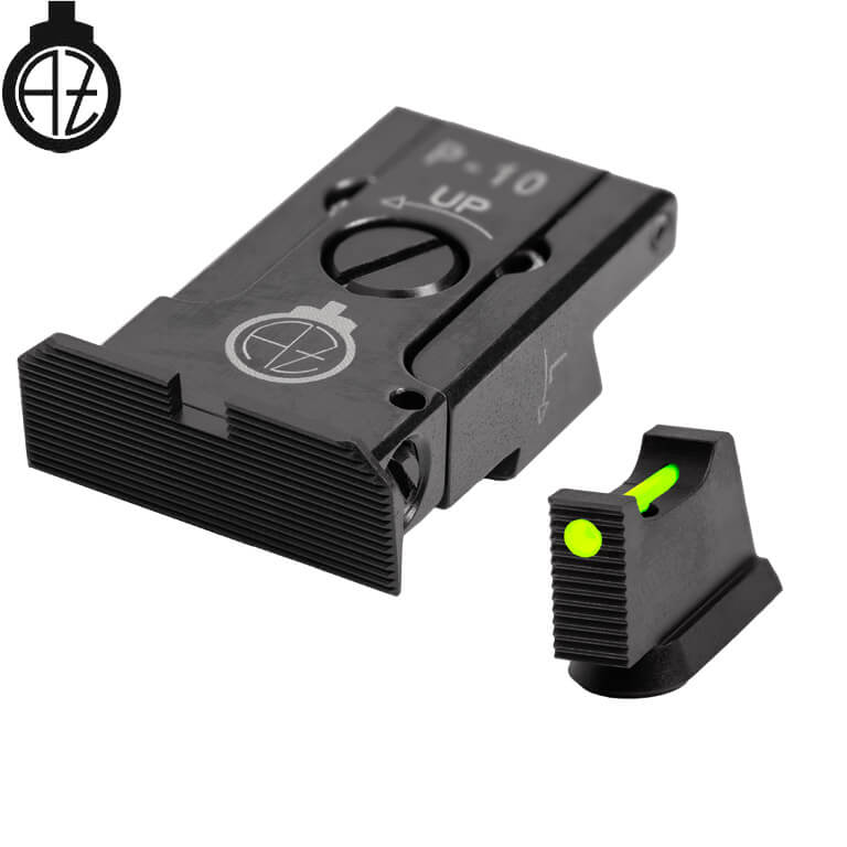 CZ P-10 justerbare sikter med fiberoptikk | type A